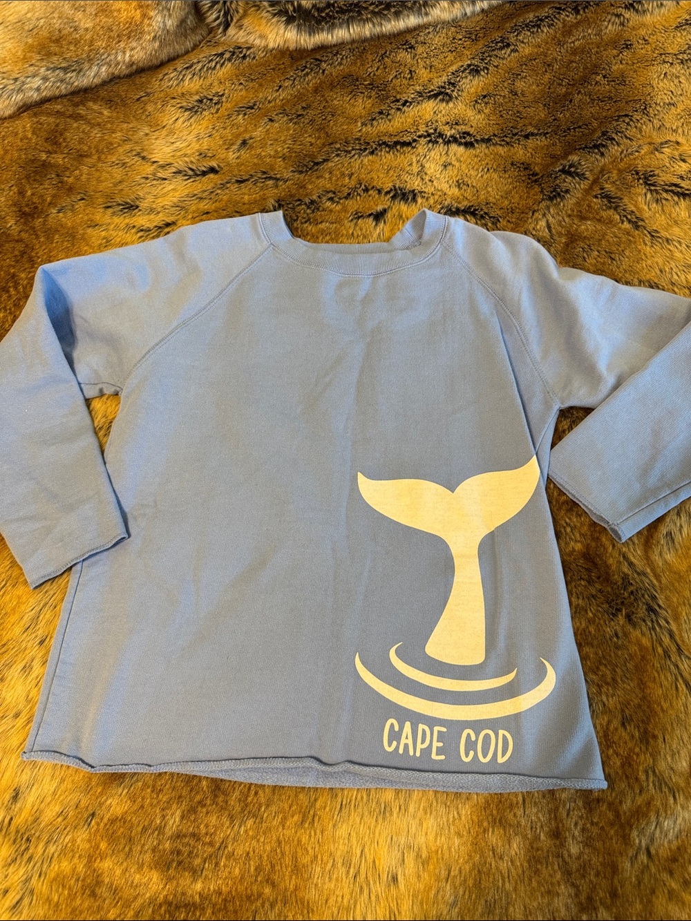 Cape Cod Kids Blue Whale-Tail Long Sleeve Top